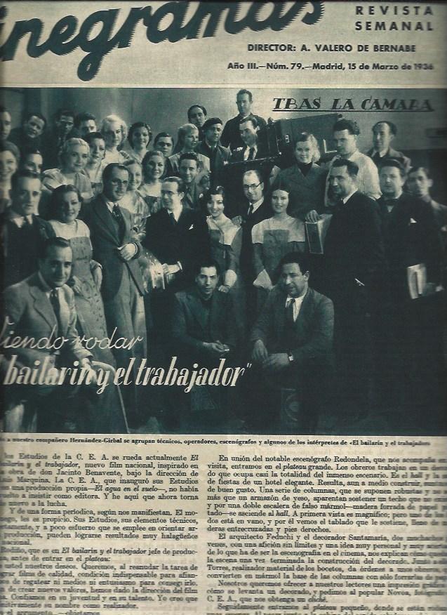 LAMINA 31096: Equipo de El bailarin y el trabajador