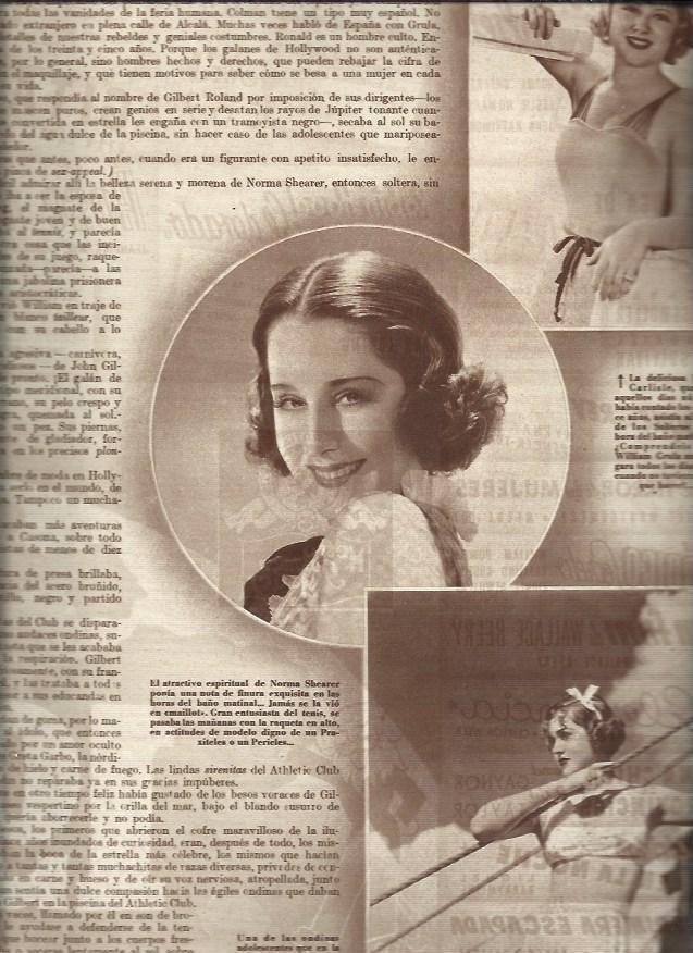 LAMINA 31094: Norma Shearer y Mary Carliale