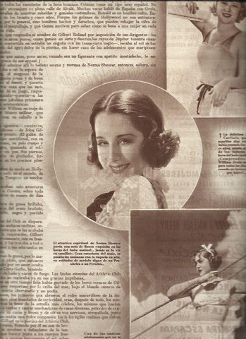 LAMINA 31094: Norma Shearer y Mary Carliale