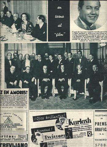 LAMINA 31020: Alejandro Granda y publicidad