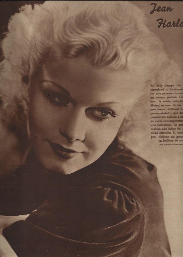 LAMINA 31027: Jean Harlow en La indomita