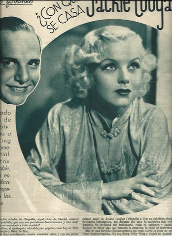 LAMINA 31031: Jackie Coogan y Bette Grable