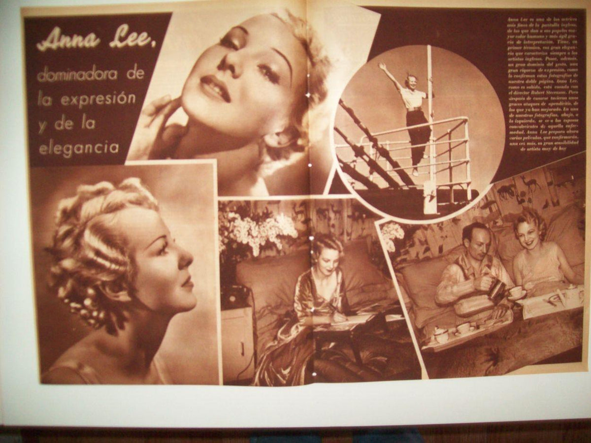 LAMINA 30987: Pagina doble de Anna Lee
