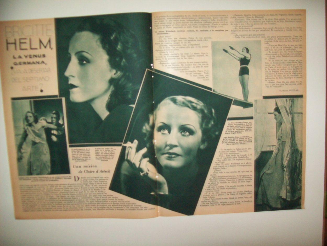 LAMINA 30992: Brigitte Helm, la venus germana