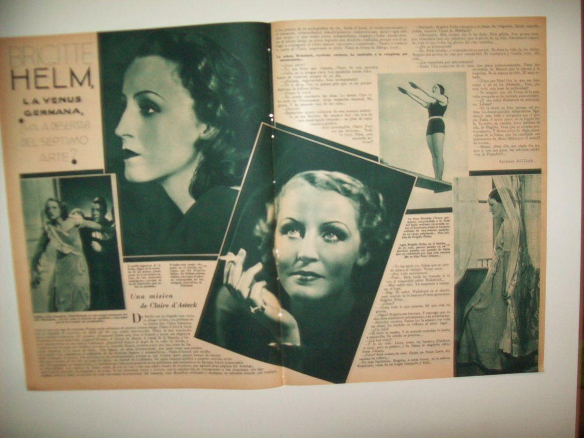 LAMINA 30992: Brigitte Helm, la venus germana