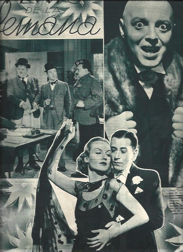LAMINA 31009: Estrenos en febrero de 1936