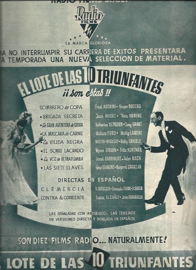 LAMINA 31072: Publicidad de Radio Films SAE
