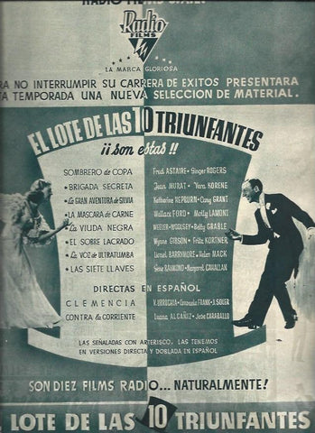 LAMINA 31072: Publicidad de Radio Films SAE