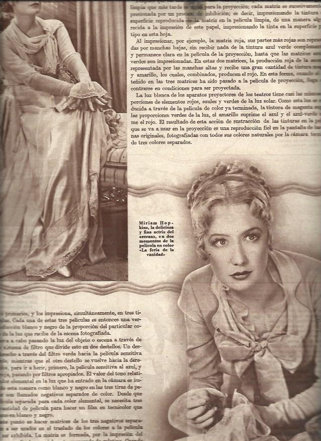 LAMINA 31069: Miriam Hopkins en La feria de la vanidad