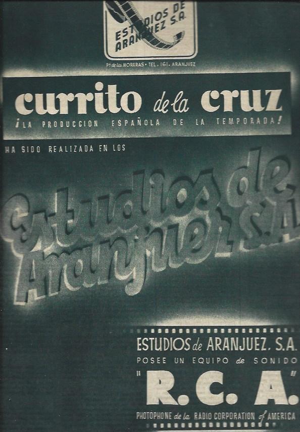 LAMINA 31092: Publicidad de Estudios de Aranjuez SA