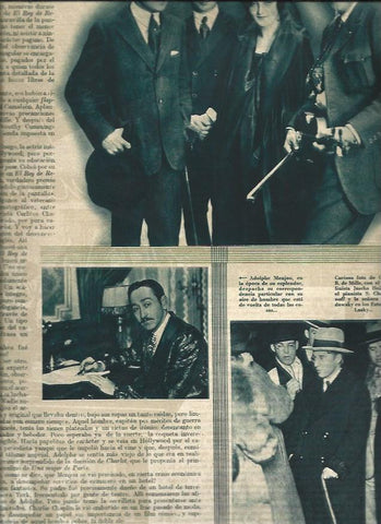 LAMINA 31360: Adolphe Menjou y Cecil B De Mille