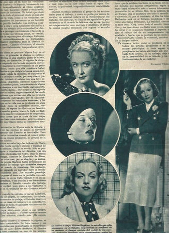 LAMINA 31363: Miriam Hopkins y Marlene Dietrich