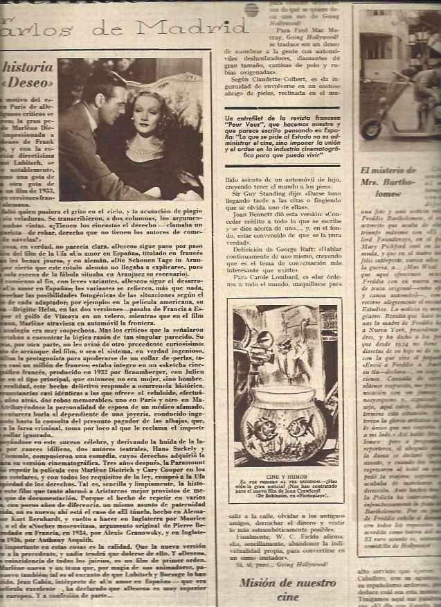 LAMINA 31366: Historia de la pelicula Deseo