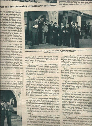 LAMINA 31320: Banquete en Fuentelarreyna con los cineastas amateurs de Cataluña