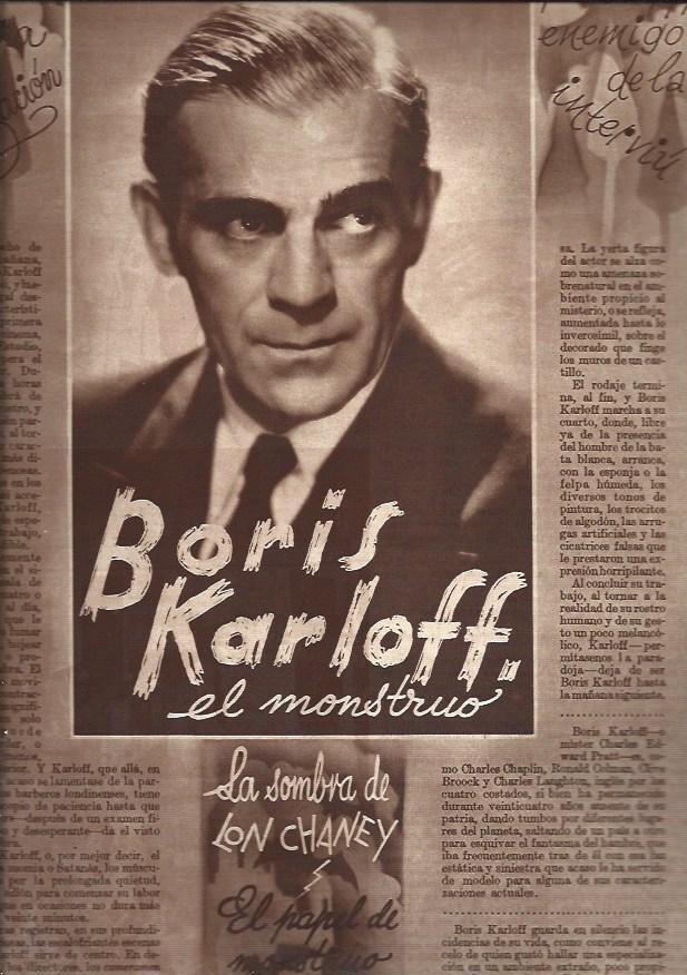 LAMINA 31323: Boris Karloff, el monstruo