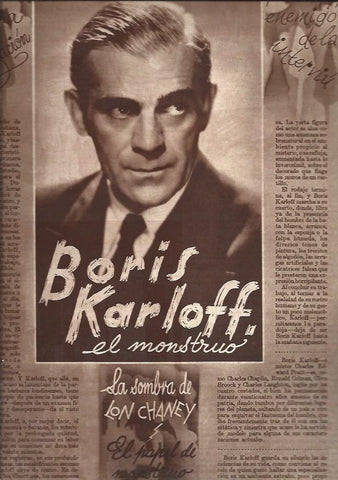 LAMINA 31323: Boris Karloff, el monstruo