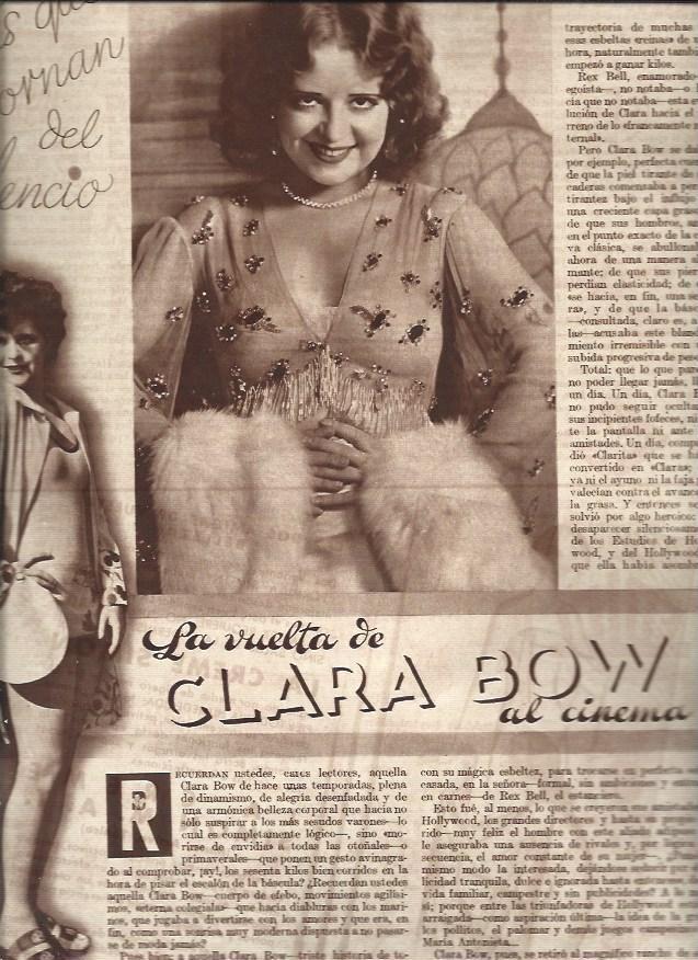 LAMINA 31334: La vuelta de Clara Bow