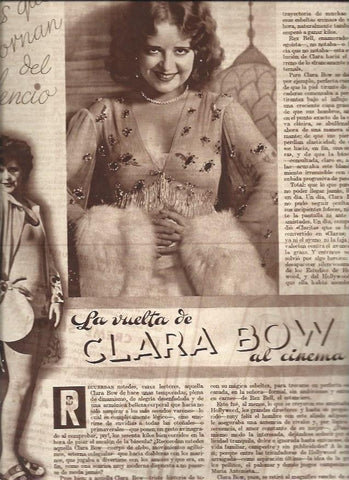 LAMINA 31334: La vuelta de Clara Bow