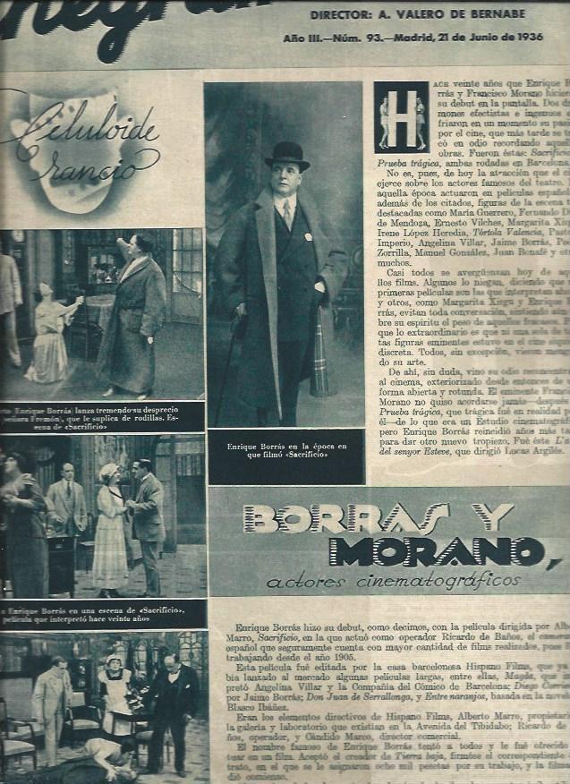LAMINA 31336: Emrique Borras y Francisco Morano