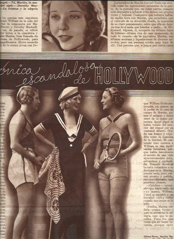 LAMINA 31342: Eileen Percy, Marion Dovies y Dorothy Macknill