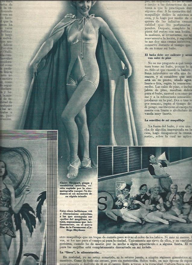 LAMINA 31373: Elaine Sheppart y chicas de la College Rhython