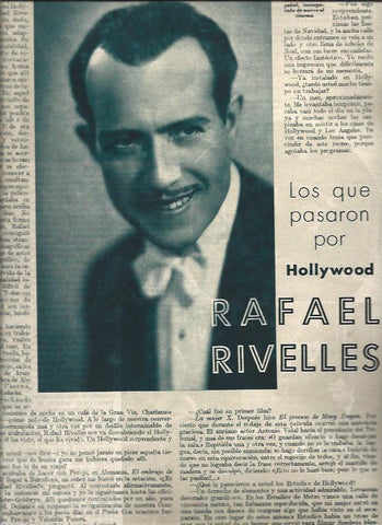 LAMINA 31404: Rafael Rivelles en Hollywood