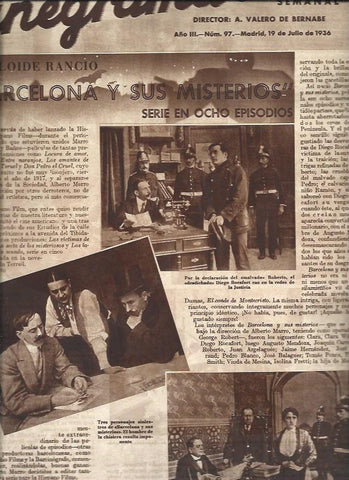 LAMINA 31405: Escenas de la serie Barcelona y sus misterios