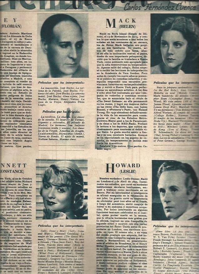 LAMINA 31416: Florian Rey, Constance Bennett, Helen Mack y Leslie Howard