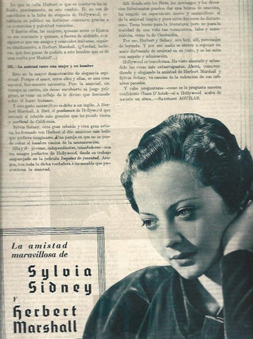 LAMINA 31398: Sylvia Sidney 