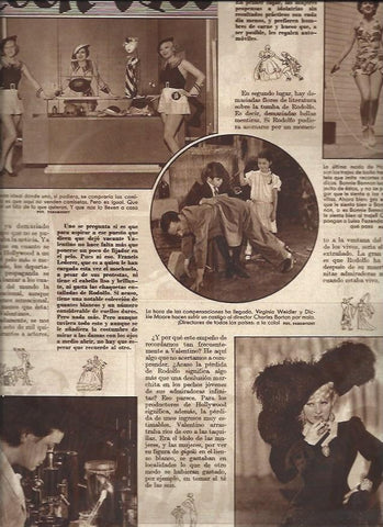 LAMINA 31374: Mae West y el director Charles Barton