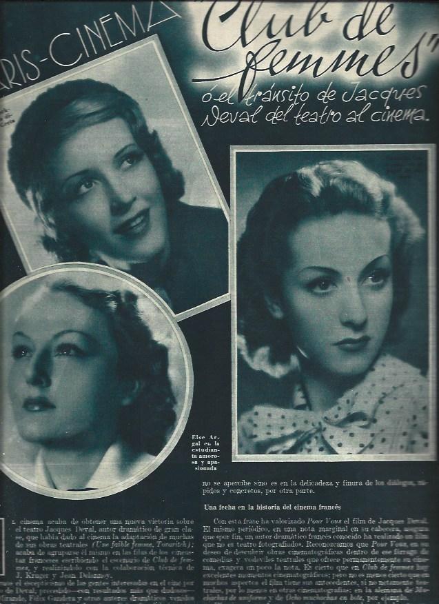 LAMINA 31377: Betty Stockfeld y Else Argal