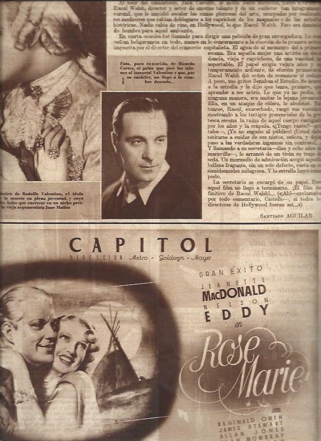 LAMINA 31382: Rodolfo Valentino y Ricardo Cortez