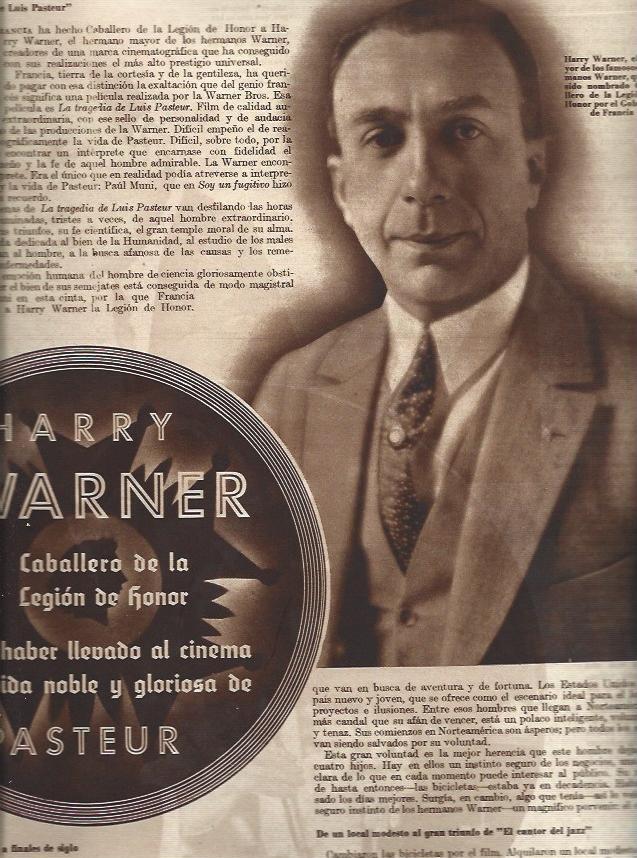 LAMINA 31392: Harry Warner