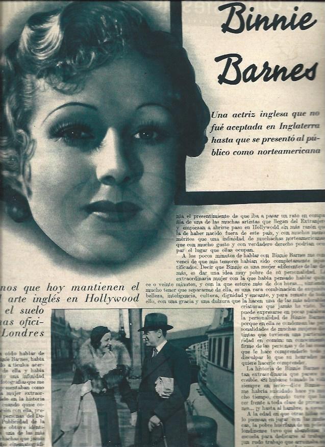 LAMINA 31394: Binnie Barnes