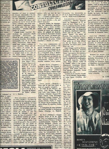 LAMINA 31240: Consultorio cinematografico por R. Libris