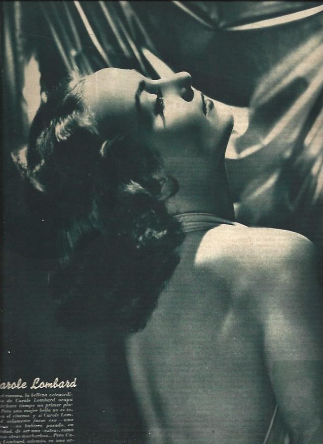 LAMINA 31252: Carole Lombard en pose de estudio