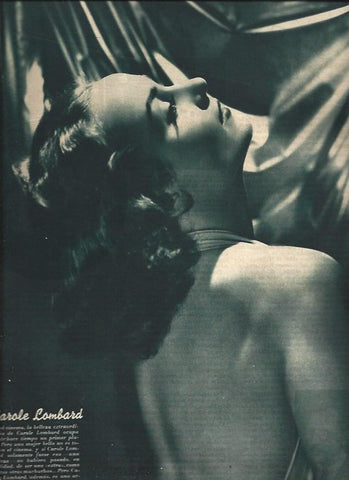 LAMINA 31252: Carole Lombard en pose de estudio