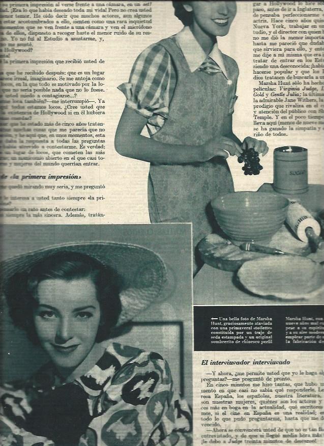 LAMINA 31254: Marsha Hunt cocinando