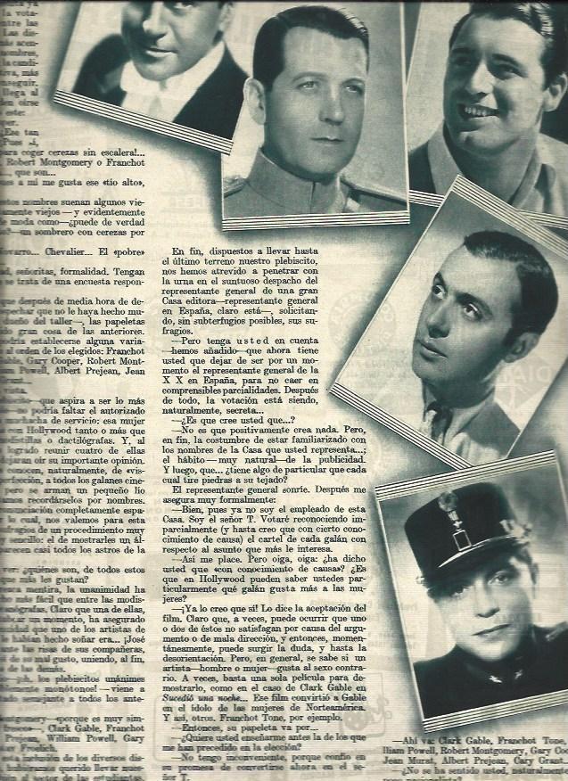 LAMINA 31258: Galanes de Hollywood