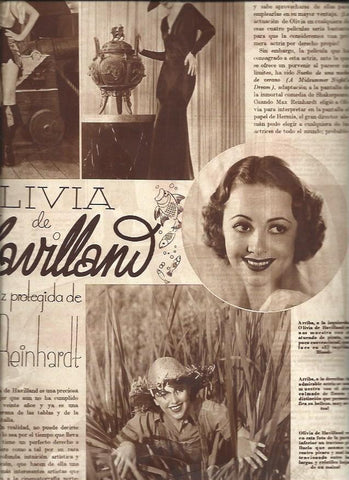 LAMINA 31210: Olivia de Havilland en varias peliculas