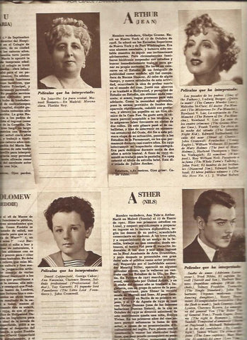 LAMINA 31211: Maria Bru, Jean Arthur, Freddie Bartholomew y Nils Asther