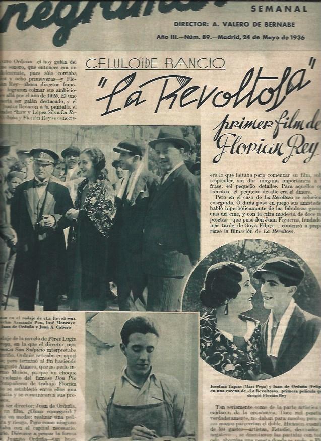 LAMINA 31261: Escenas y equipo de La Revoltosa