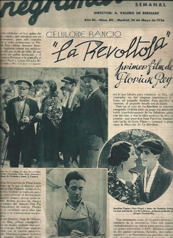 LAMINA 31261: Escenas y equipo de La Revoltosa