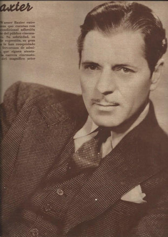 LAMINA 31290: Warner Baxter en foto de estudio