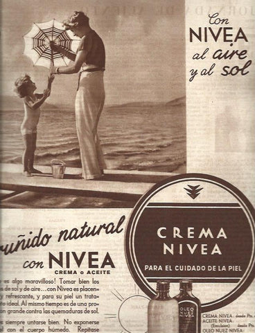 LAMINA 31287: Publicidad de crema Nivea para la piel