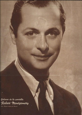 LAMINA 31270: Robert Montgomery, fotografia de Metro Goldwing Mayer