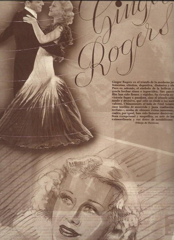 LAMINA 31288: Ginger Rogers, por Herreros