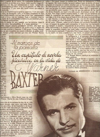 LAMINA 31280: Vida de Warner Baxter