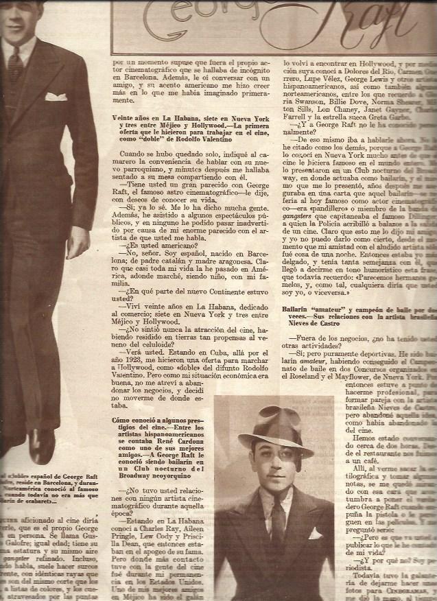 LAMINA 31282: Gustavo Galofre y George Raft