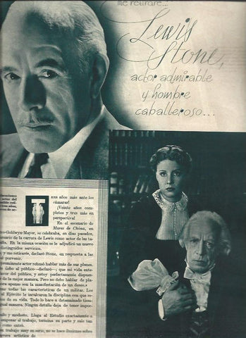 LAMINA 31283: Lewis Stone